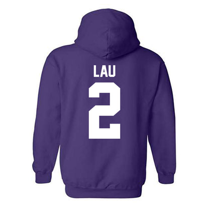 Northwestern - NCAA Women's Basketball : Caroline Lau - Classic Shersey Hooded Sweatshirt