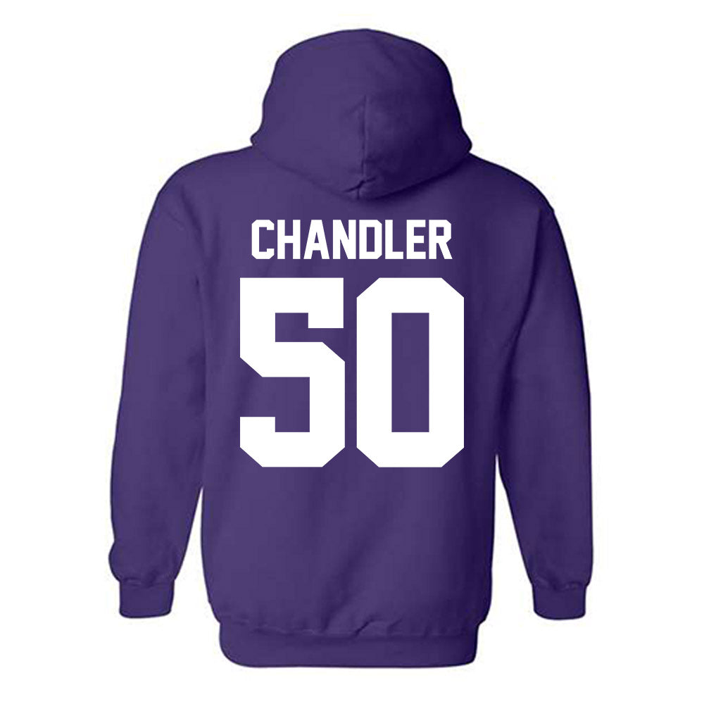 Northwestern - NCAA Football : Talan Chandler - Classic Shersey Hooded Sweatshirt-1