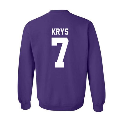 Northwestern - NCAA Women's Field Hockey : Aerin Krys - Classic Shersey Crewneck Sweatshirt-1