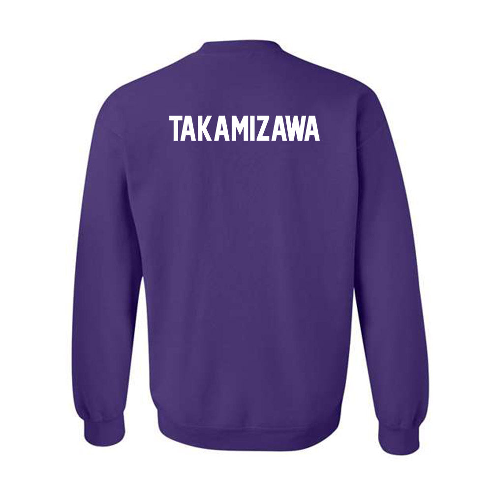 Northwestern - NCAA Women's Fencing : Yukari Takamizawa - Classic Shersey Crewneck Sweatshirt-1