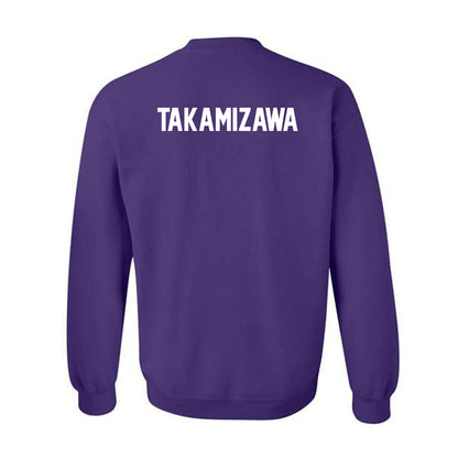 Northwestern - NCAA Women's Fencing : Yukari Takamizawa - Classic Shersey Crewneck Sweatshirt-1