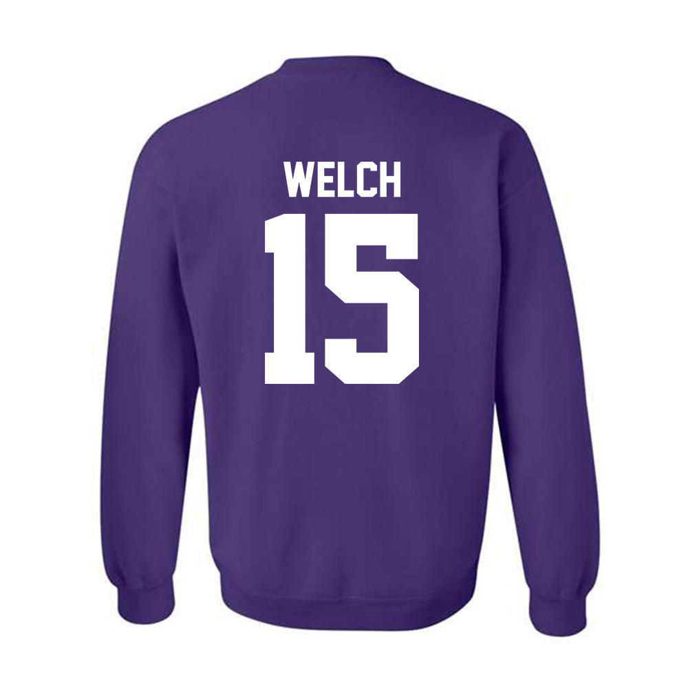 Northwestern - NCAA Women's Lacrosse : Kathryn Welch - Classic Shersey Crewneck Sweatshirt-1