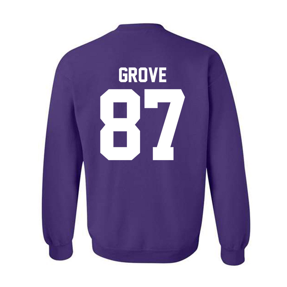 Northwestern - NCAA Football : Carson Grove - Classic Shersey Crewneck Sweatshirt-1