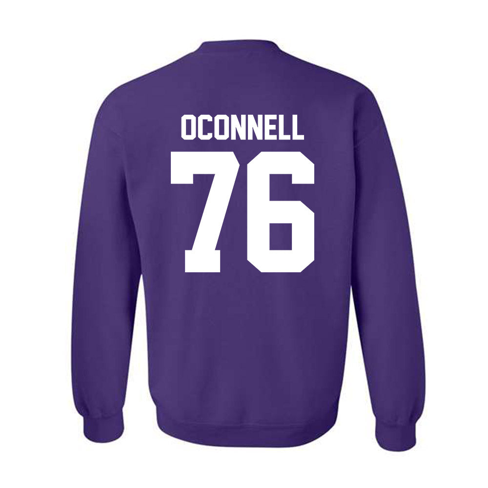 Northwestern - NCAA Football : Michael OConnell - Classic Shersey Crewneck Sweatshirt-1