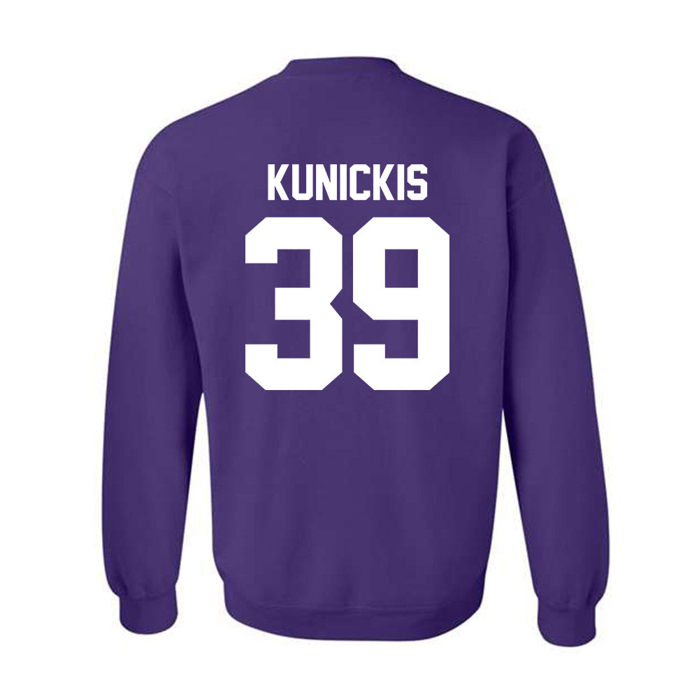 Northwestern - NCAA Football : Albert Kunickis - Classic Shersey Crewneck Sweatshirt-1