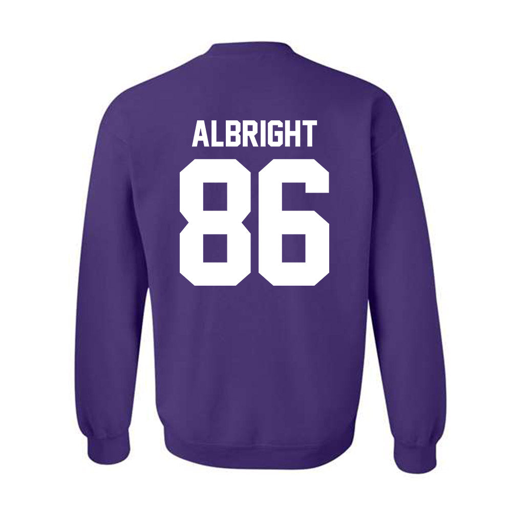 Northwestern - NCAA Football : Lawson Albright - Classic Shersey Crewneck Sweatshirt-1