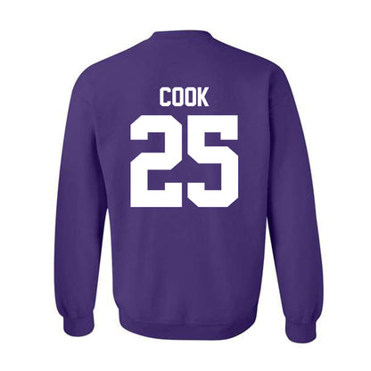 Northwestern - NCAA Men's Soccer : Gregory Cook - Classic Shersey Crewneck Sweatshirt-1