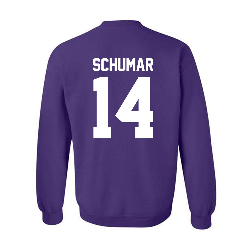 Northwestern - NCAA Women's Lacrosse : Mary Schumar - Classic Shersey Crewneck Sweatshirt-1