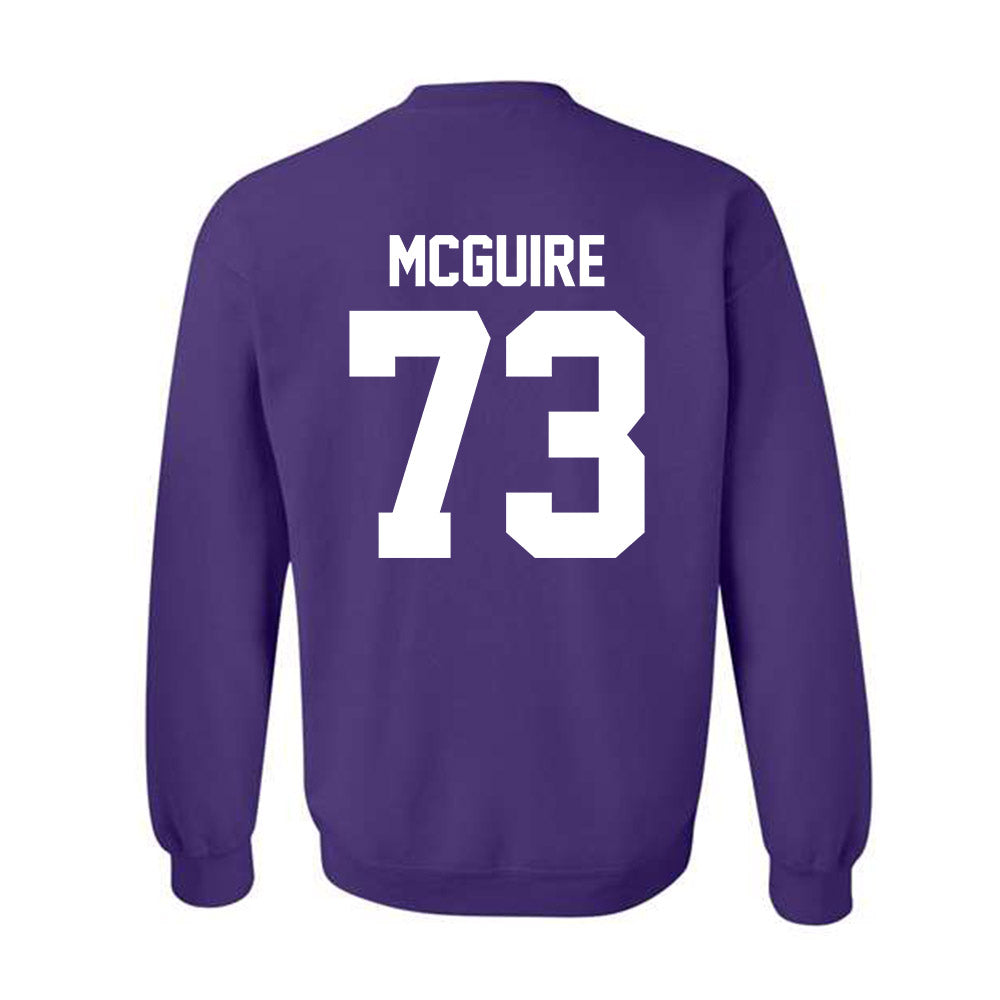 Northwestern - NCAA Football : Daniel McGuire - Classic Shersey Crewneck Sweatshirt