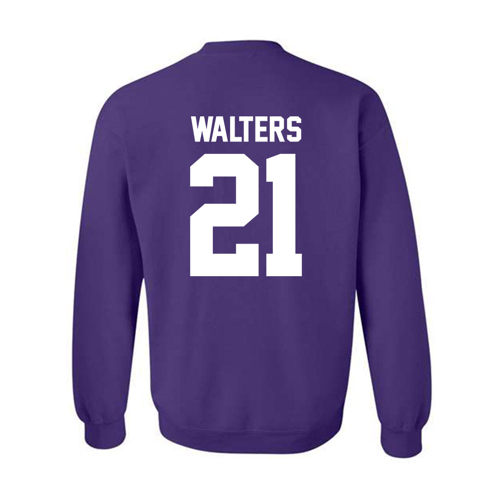 Northwestern - NCAA Football : Damon Walters - Classic Shersey Crewneck Sweatshirt-1