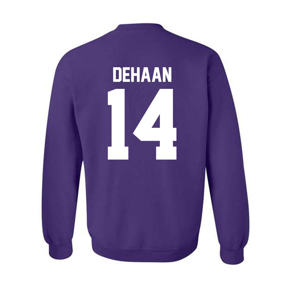 Northwestern - NCAA Football : Joe DeHaan - Classic Shersey Crewneck Sweatshirt-1