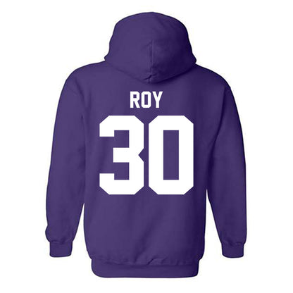 Northwestern - NCAA Women's Soccer : Caroline Roy - Classic Shersey Hooded Sweatshirt-1