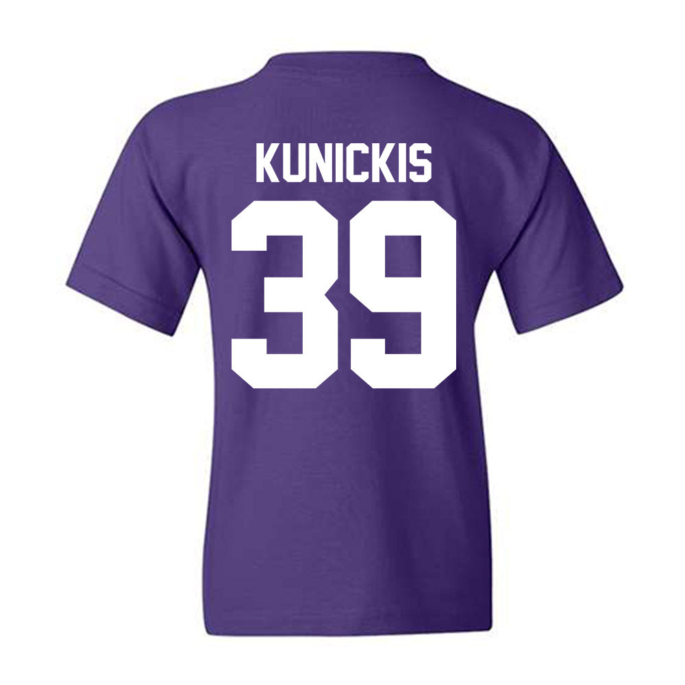 Northwestern - NCAA Football : Albert Kunickis - Classic Shersey Youth T-Shirt-1