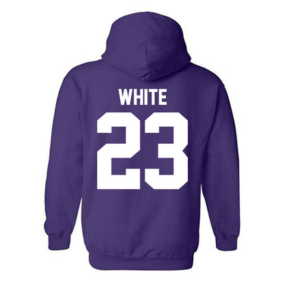 Northwestern - NCAA Women's Lacrosse : Samantha White - Classic Shersey Hooded Sweatshirt-1