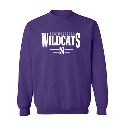 Northwestern - NCAA Wrestling : Kolby McClain - Classic Shersey Crewneck Sweatshirt-0