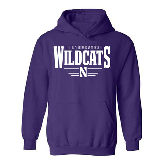Northwestern - NCAA Football : Will Halkyard - Classic Shersey Hooded Sweatshirt