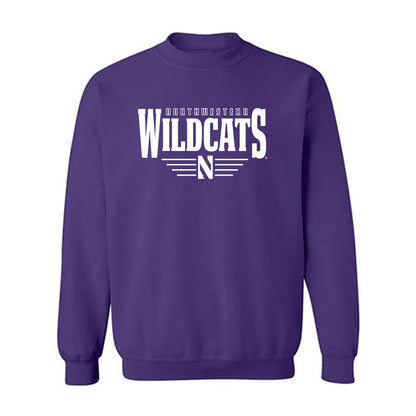 Northwestern - NCAA Football : Hunter Welcing - Classic Shersey Crewneck Sweatshirt-0