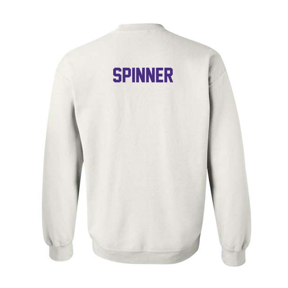 Northwestern - NCAA Men's Swimming & Diving : Wiley Spinner - Classic Shersey Crewneck Sweatshirt