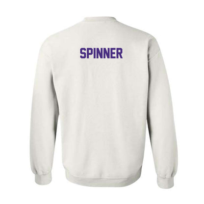 Northwestern - NCAA Men's Swimming & Diving : Wiley Spinner - Classic Shersey Crewneck Sweatshirt