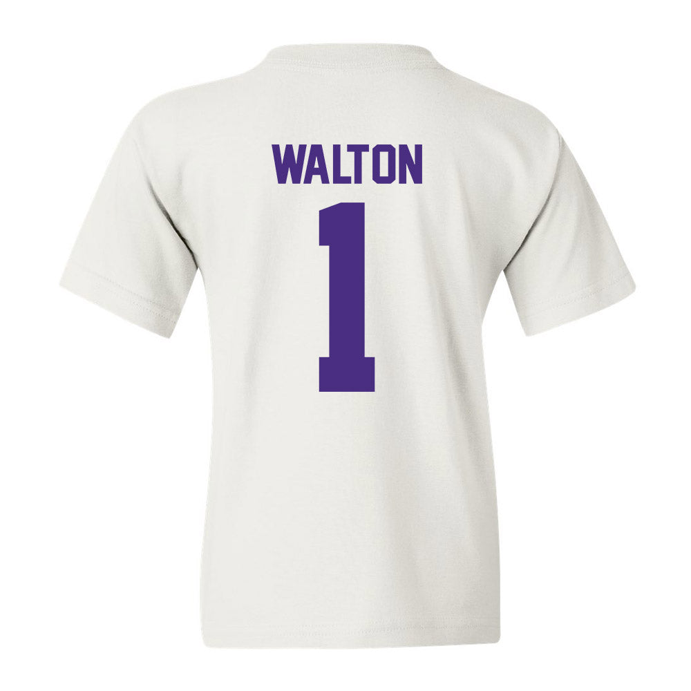 Northwestern - NCAA Women's Basketball : Xamiya Walton - Classic Shersey Youth T-Shirt