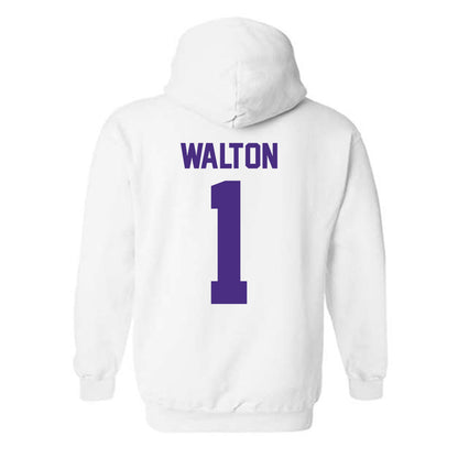 Northwestern - NCAA Women's Basketball : Xamiya Walton - Classic Shersey Hooded Sweatshirt