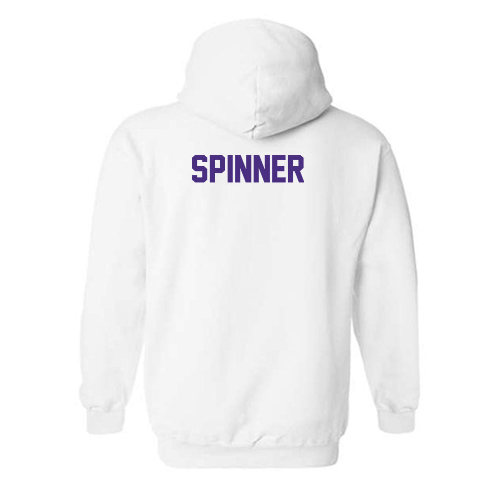 Northwestern - NCAA Men's Swimming & Diving : Wiley Spinner - Classic Shersey Hooded Sweatshirt