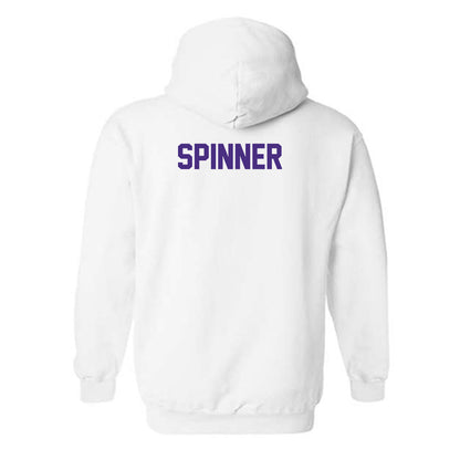 Northwestern - NCAA Men's Swimming & Diving : Wiley Spinner - Classic Shersey Hooded Sweatshirt