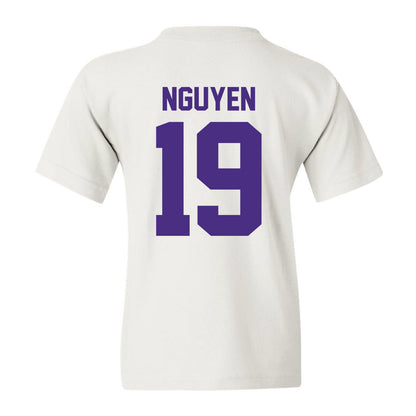 Northwestern - NCAA Women's Fencing : Thea Nguyen - Classic Shersey Youth T-Shirt