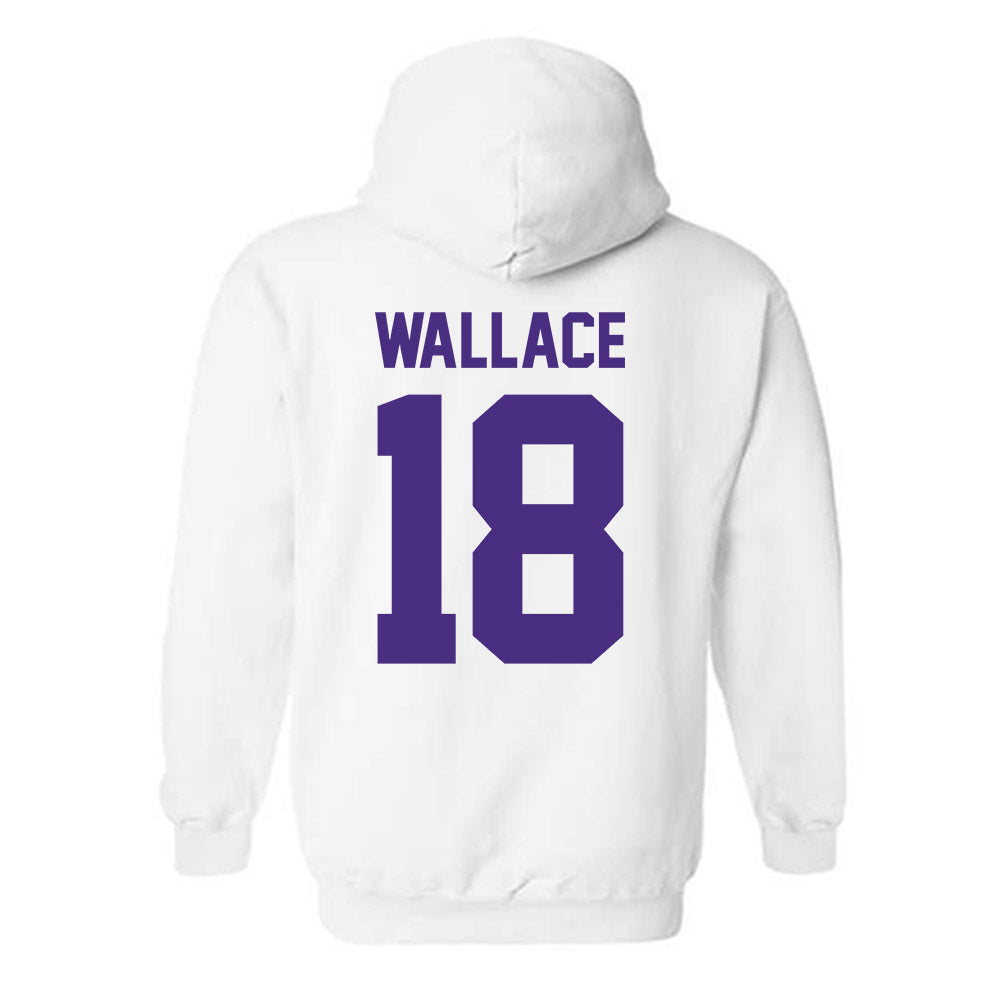 Northwestern - NCAA Football : Garner Wallace - Classic Shersey Hooded Sweatshirt