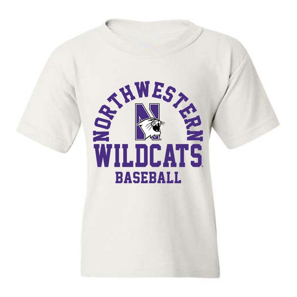 Northwestern - NCAA Baseball : Jackson Freeman - Classic Shersey Youth T-Shirt