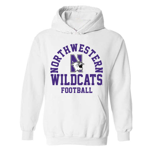 Northwestern - NCAA Football : Jack Lausch - Classic Shersey Hooded Sweatshirt