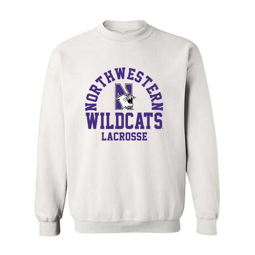 Northwestern - NCAA Women's Lacrosse : Riley Campbell - Classic Shersey Crewneck Sweatshirt-0