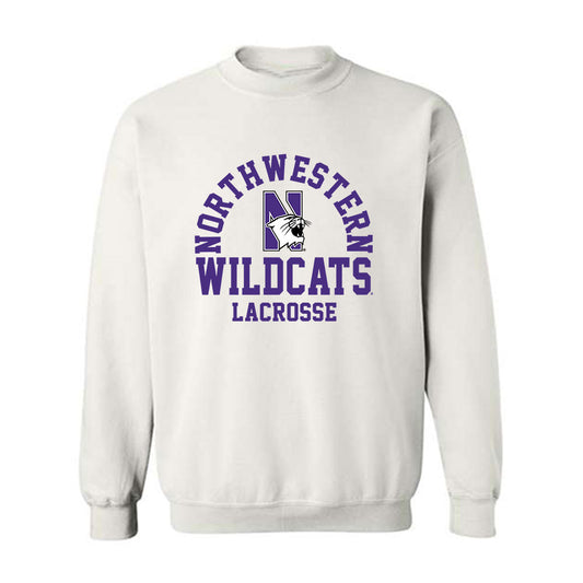 Northwestern - NCAA Women's Lacrosse : Riley Campbell - Classic Shersey Crewneck Sweatshirt-0