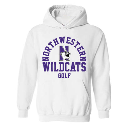 Northwestern - NCAA Women's Golf : Lexi Bartley - Classic Shersey Hooded Sweatshirt-0