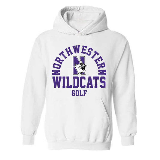 Northwestern - NCAA Women's Golf : Lexi Bartley - Classic Shersey Hooded Sweatshirt-0