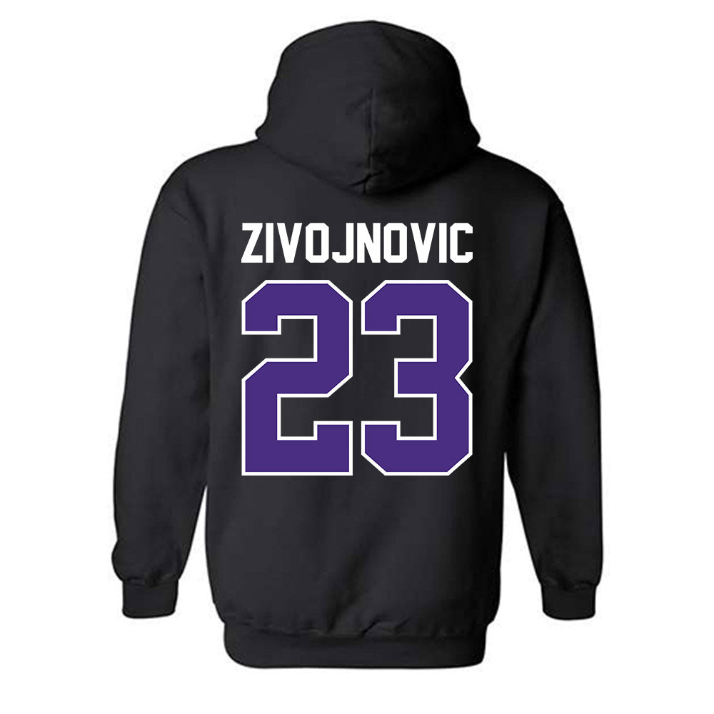 Northwestern - NCAA Women's Field Hockey : Maja Zivojnovic - Classic Shersey Hooded Sweatshirt-1