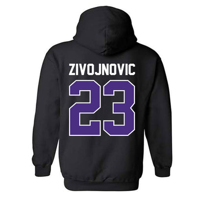 Northwestern - NCAA Women's Field Hockey : Maja Zivojnovic - Classic Shersey Hooded Sweatshirt-1