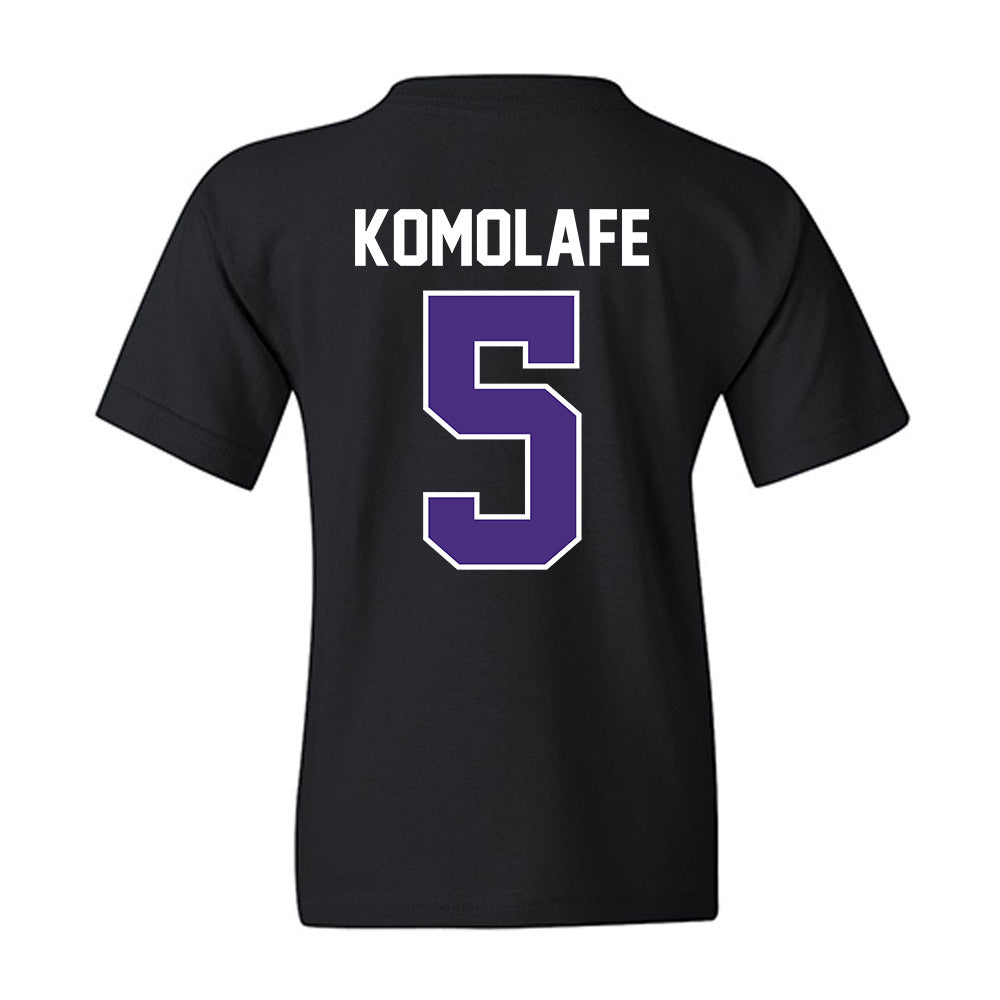 Northwestern - NCAA Football : Caleb Komolafe - Classic Shersey Youth T-Shirt-1