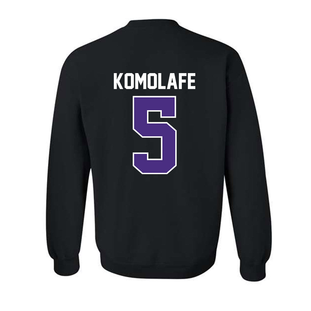 Northwestern - NCAA Football : Caleb Komolafe - Classic Shersey Crewneck Sweatshirt-1