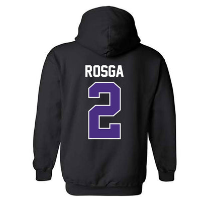Northwestern - NCAA Women's Lacrosse : Jaylen Rosga - Classic Shersey Hooded Sweatshirt-1