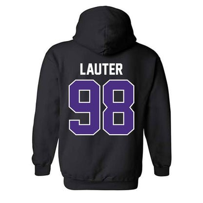 Northwestern - NCAA Football : Landon Lauter - Classic Shersey Hooded Sweatshirt-1