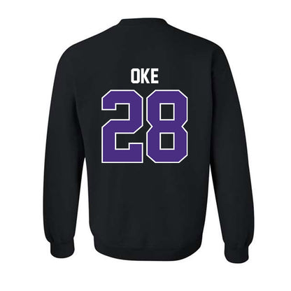 Northwestern - NCAA Football : Timi Oke - Classic Shersey Crewneck Sweatshirt-1