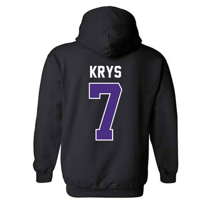 Northwestern - NCAA Women's Field Hockey : Aerin Krys - Classic Shersey Hooded Sweatshirt-1