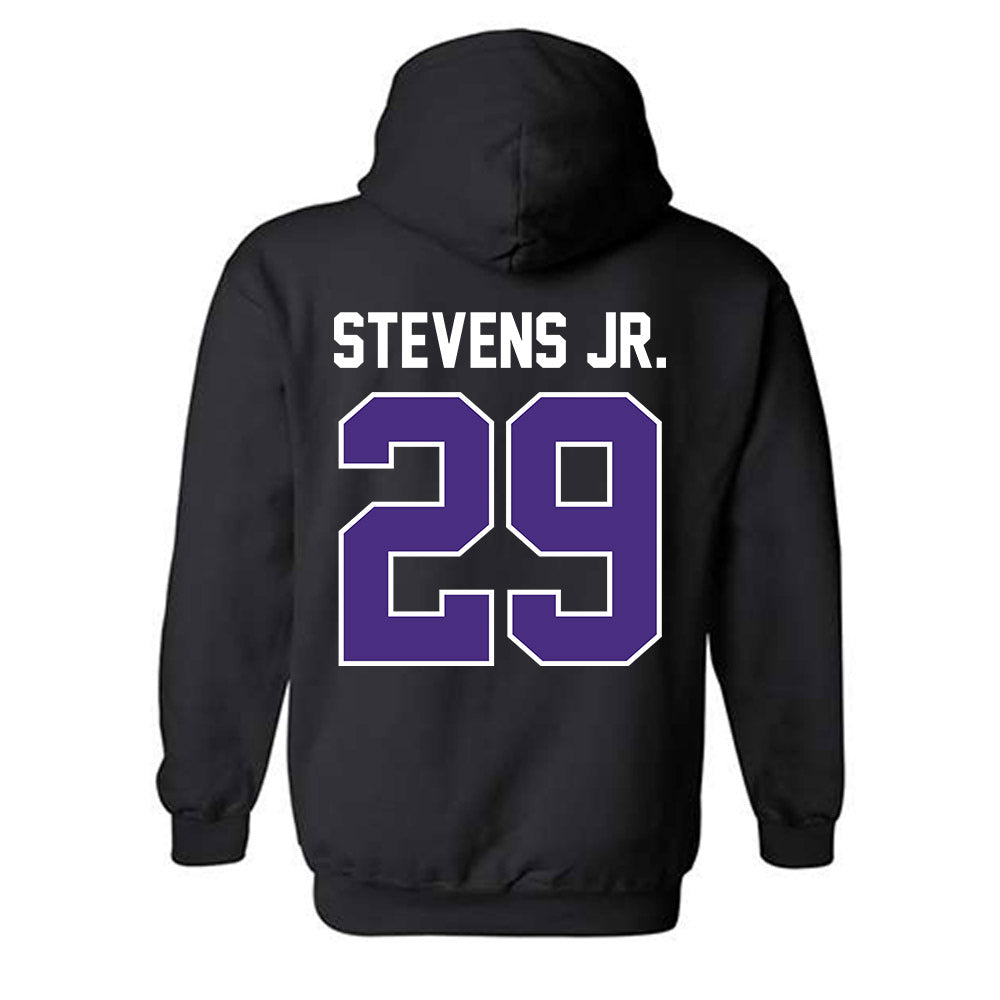 Northwestern - NCAA Football : JonJon Stevens Jr. - Classic Shersey Hooded Sweatshirt-1