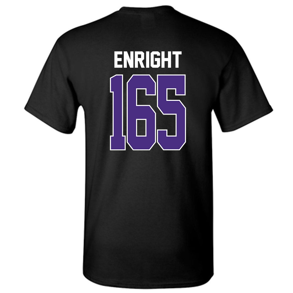 Northwestern - NCAA Wrestling : Eddie Enright - Classic Shersey T-Shirt-1
