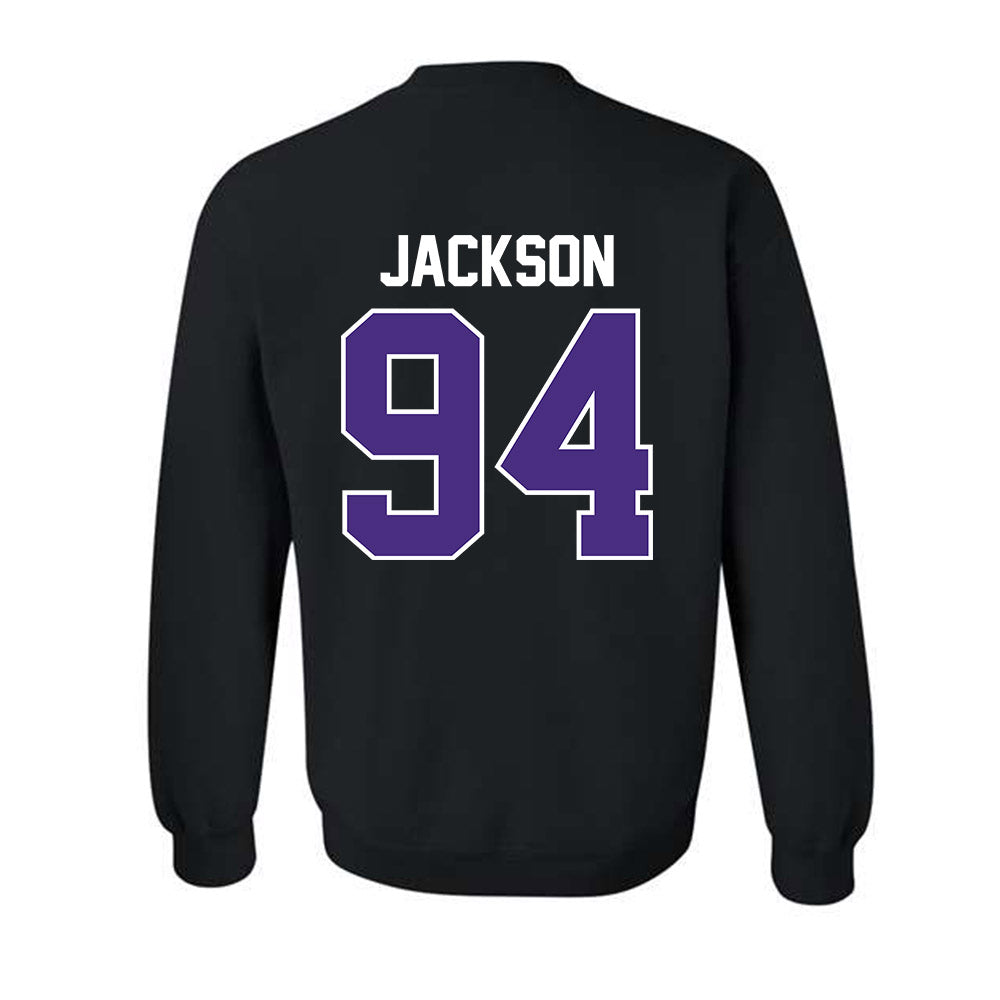 Northwestern - NCAA Football : Miguel Jackson - Classic Shersey Crewneck Sweatshirt-1