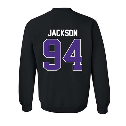 Northwestern - NCAA Football : Miguel Jackson - Classic Shersey Crewneck Sweatshirt-1
