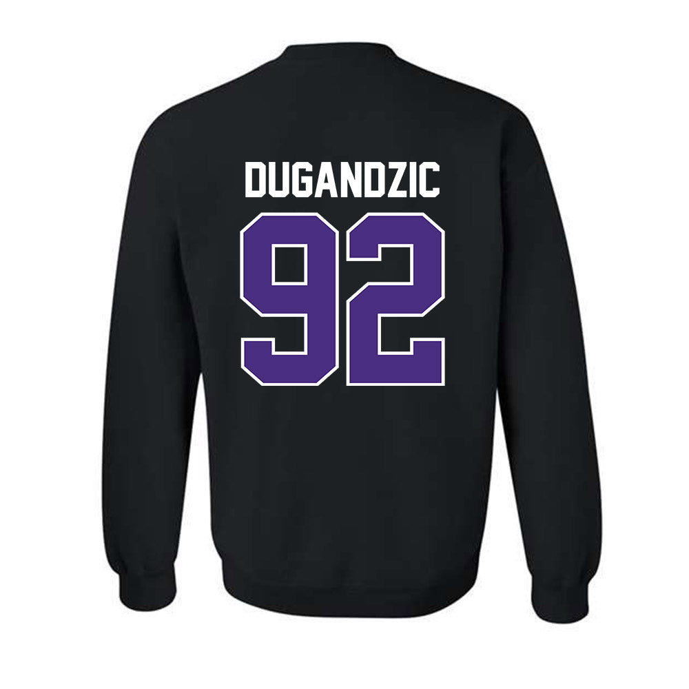 Northwestern - NCAA Football : Nikola Dugandzic - Classic Shersey Crewneck Sweatshirt-1