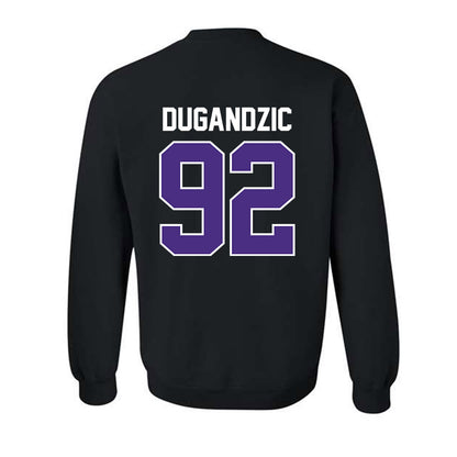 Northwestern - NCAA Football : Nikola Dugandzic - Classic Shersey Crewneck Sweatshirt-1