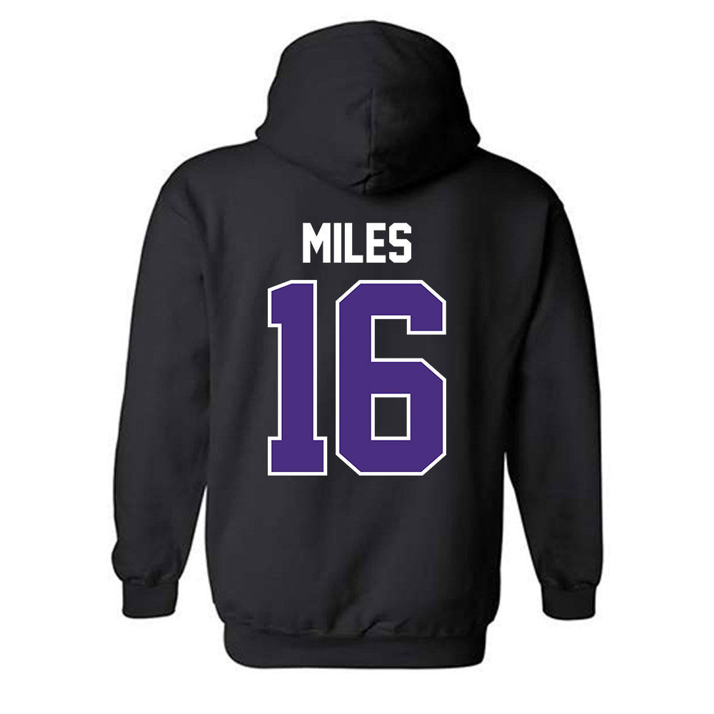 Northwestern - NCAA Women's Lacrosse : Niki Miles - Classic Shersey Hooded Sweatshirt-1